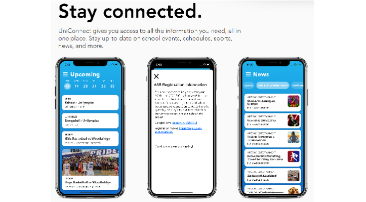Uni Connect App Screenshots