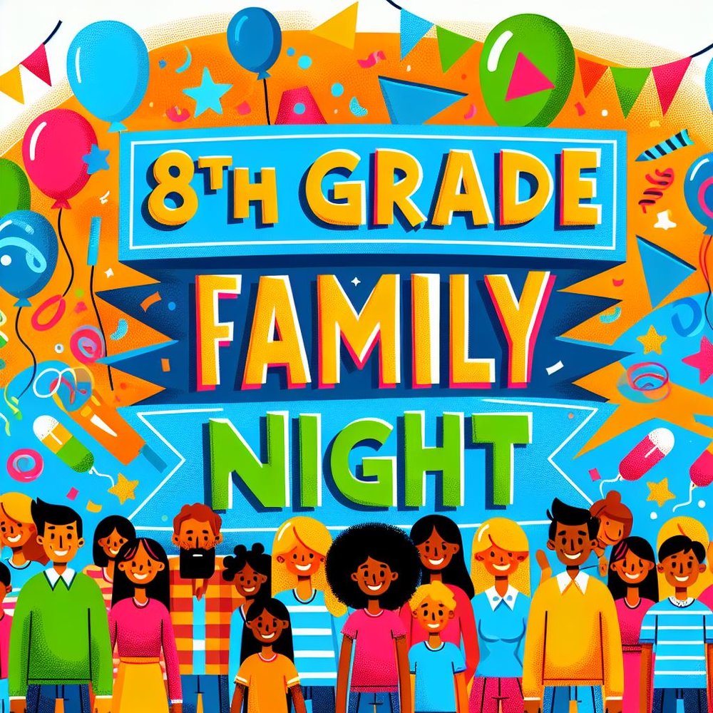 8th grade family night image