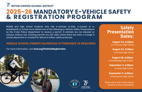 Registration program information