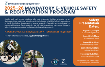 Registration program information