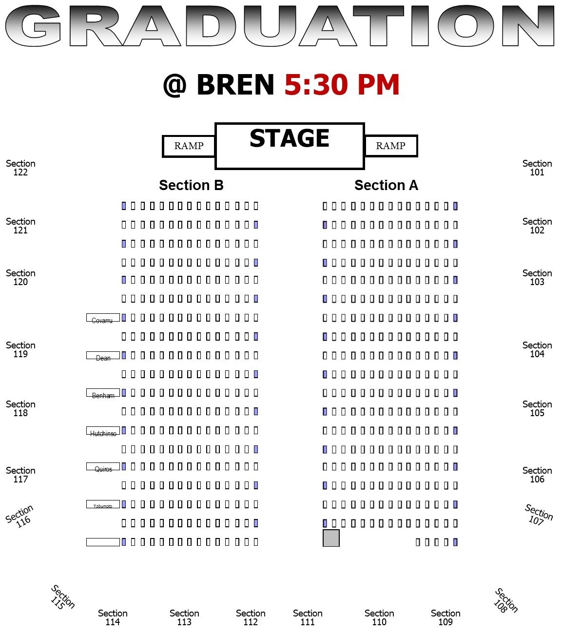 Graduation Floor Map