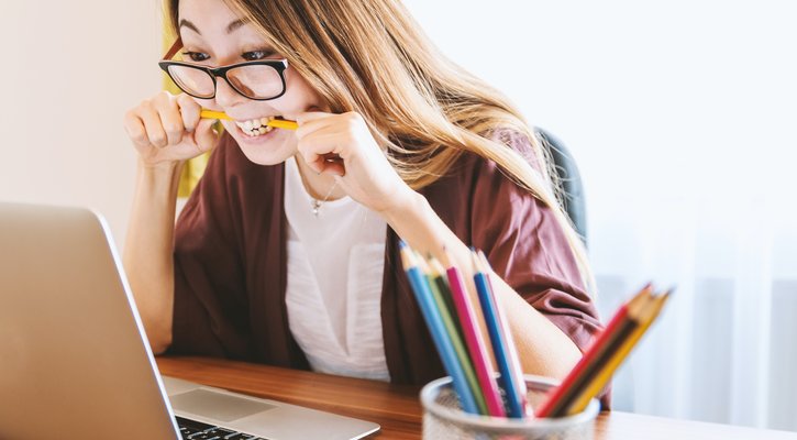 frustrated student
